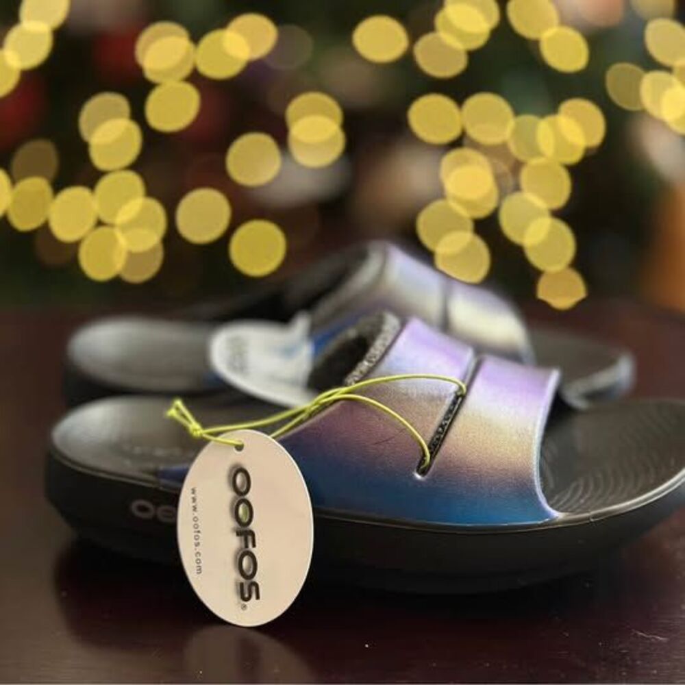 NEW OOFOS Ooahh luxe-Midnight Spectre